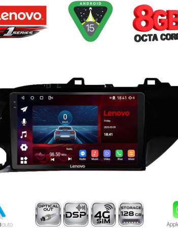 LENOVO SSR 10721_CPA (10inc) MULTIMEDIA TABLET for TOYOTA HILUX mod. 2017-2026