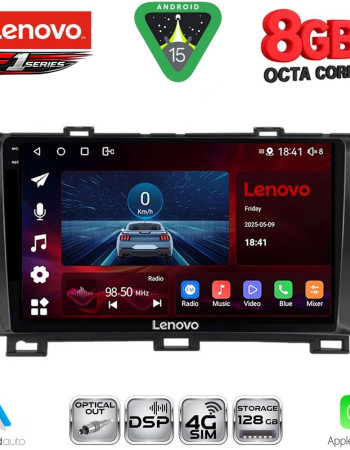 LENOVO SSR 10726BL_CPA (9inc) MULTIMEDIA TABLET for TOYOTA PRIUS mod. 2009-2015 (BLACK)