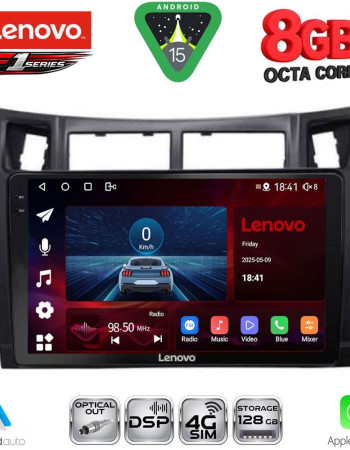 LENOVO SSR 10736BL_CPA (9inc) MULTIMEDIA TABLET for TOYOTA YARIS mod. 2006-2011 (BLACK)