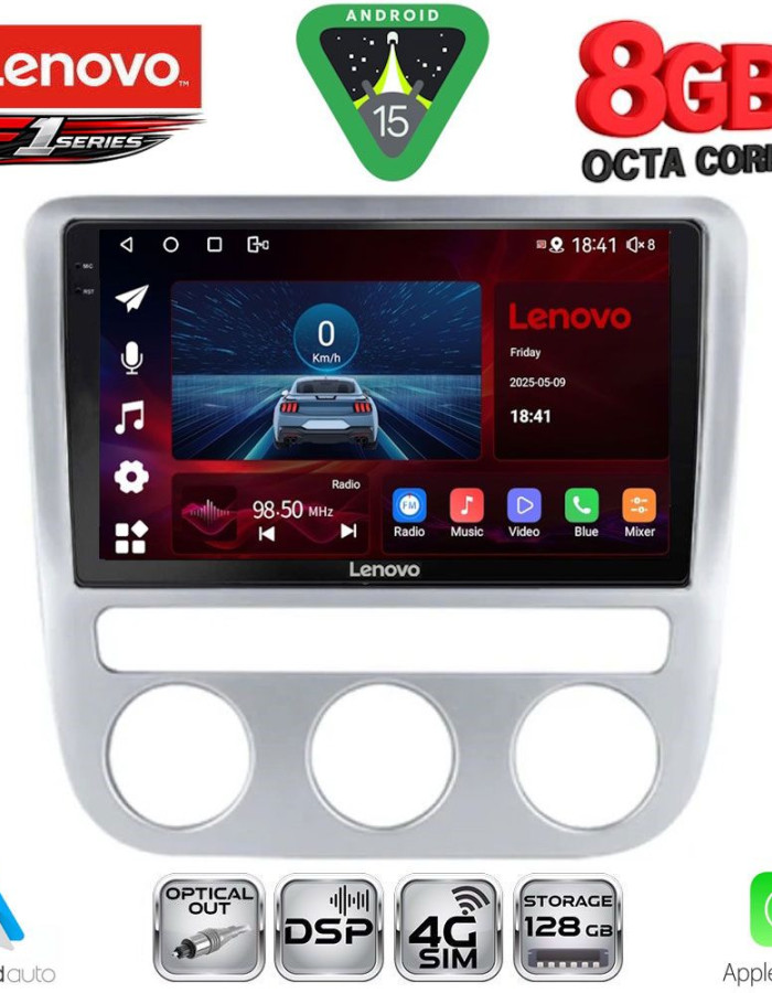 LENOVO SSR 10752_CPA CLIMA (9inc) MULTIMEDIA TABLET for VW EOS mod. 2006> - SCIROCCO mod. 2008-2010