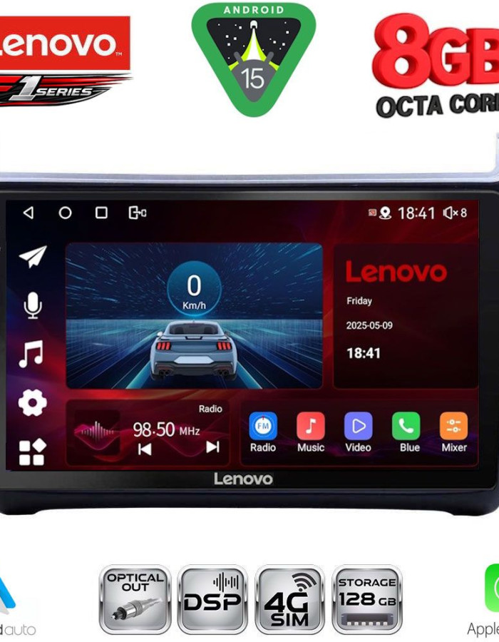 LENOVO SSR 10757_CPA (9inc) MULTIMEDIA TABLET for VW POLO mod. 2014-2017