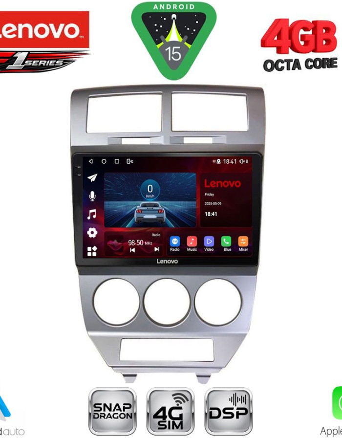 LENOVO SSQ 9275_CPA (10inc) MULTIMEDIA TABLET for DODGE CALIBER mod. 2006-2012