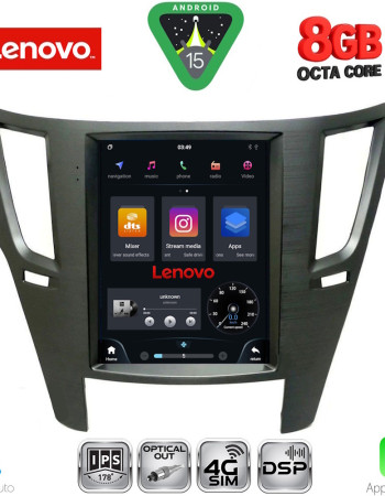 LENOVO SSW 10962_CPA TESLA STYLE  for SUBARU LEGACY - OUTBACK mod. 2009-2014