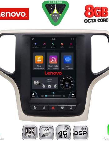 LENOVO SSW 10983_CPA TESLA STYLE for JEEP GRAND CHEROKEE mod. 2014-2019