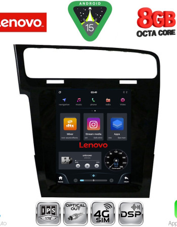 LENOVO SSW 10985_CPA TESLA STYLE for VW GOLF 7 mod. 2013-2021