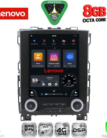 LENOVO SSW 10998_CPA TESLA STYLE for RENAULT KOLEOS - MEGANE mod. 2016-2025