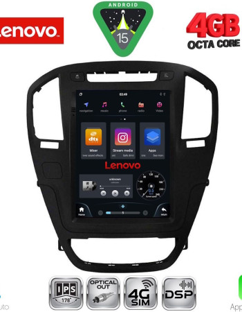 LENOVO SSX 9914BL_CPA TESLA STYLE for OPEL INSIGNIA mod. 2008-2013 (Black colour)