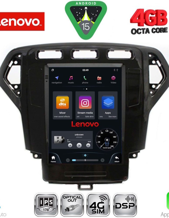 LENOVO SSX 9957_CPA TESLA STYLE for FORD MONDEO mod. 2007-2010