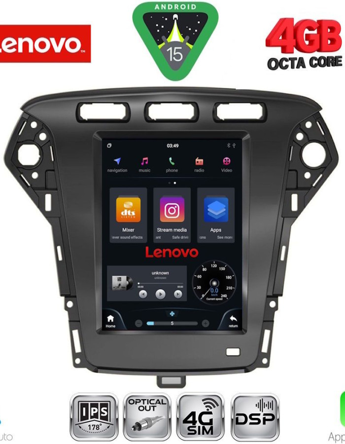 LENOVO SSX 9958_CPA TESLA STYLE for FORD MONDEO mod. 2010-2013