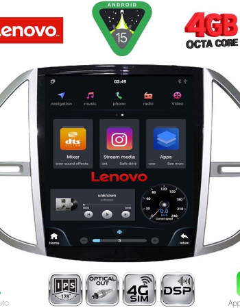 LENOVO SSX 9960_CPA TESLA STYLE  for MERCEDES VITO mod. 2015-2024