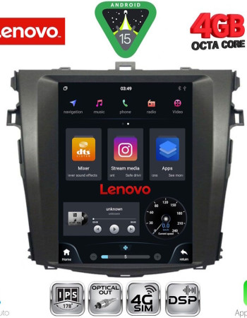 LENOVO SSX 9963_CPA TESLA STYLE  for TOYOTA COROLLA 4D mod. 2006-2012