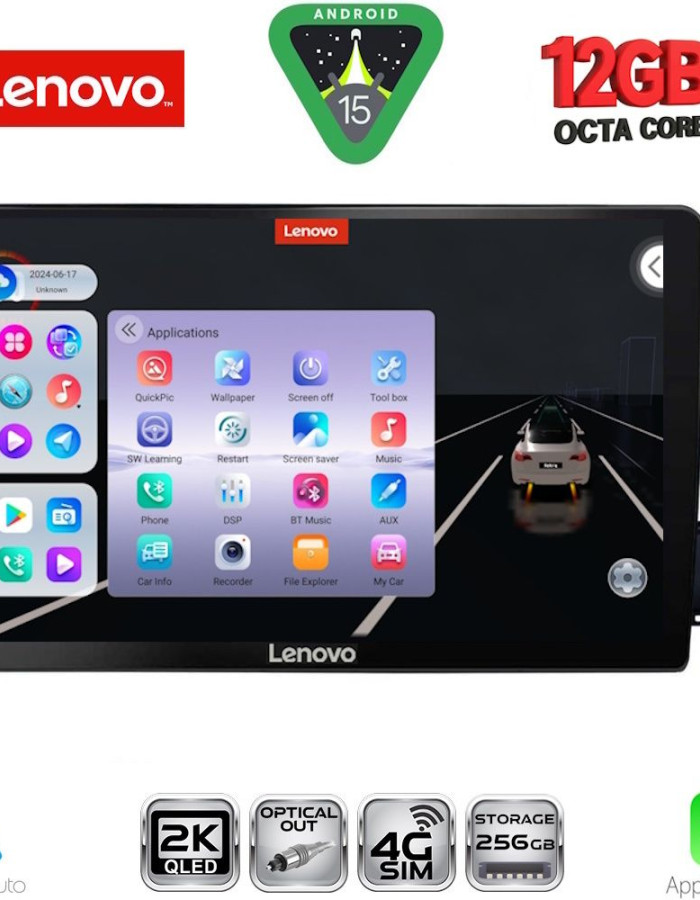 LENOVO SSZ 12015_CPA (10inc) MULTIMEDIA TABLET for AUDI Q5 mod. 2010-2018