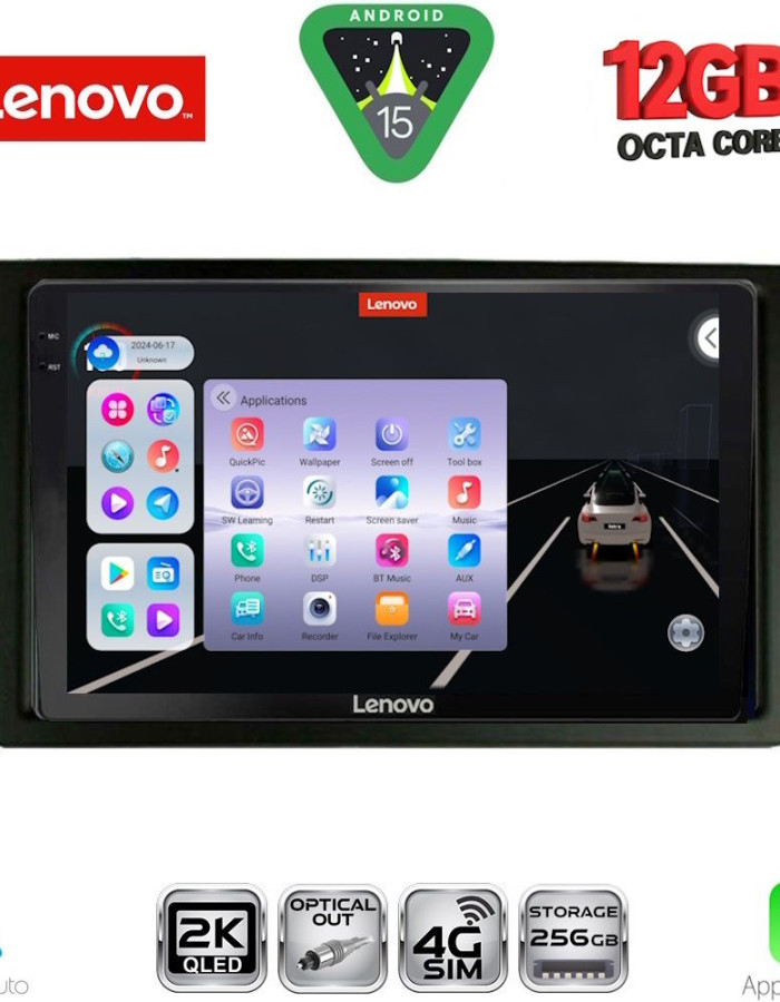 LENOVO SSZ 12069_CPA (10inc) MULTIMEDIA TABLET for GMC ALL mod. 2004-2012
