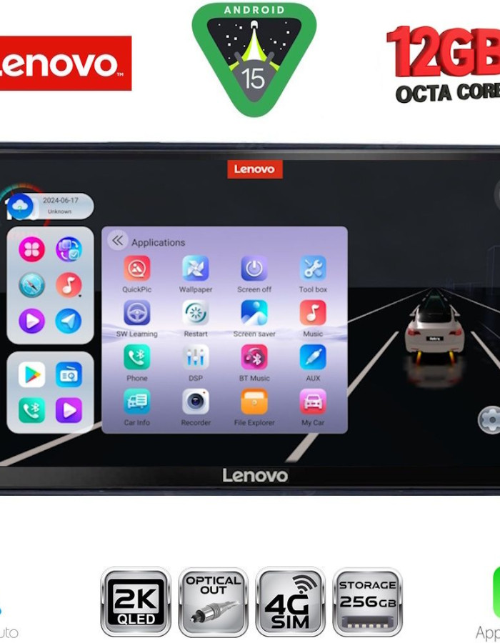 LENOVO SSZ 12081_CPA (9inc) MULTIMEDIA TABLET for CITROEN – PEUGEOT mod. 2008-2018