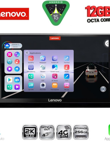 LENOVO SSZ 12082_CPA (10inc) MULTIMEDIA TABLET for CITROEN BERLINGO – OPEL COMBO – PEUGEOT PARTNER – TOYOTA PROACE mod. 2018-2026 - FIAT DOBLO mod. 2022-2026
