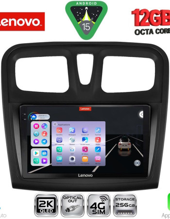 LENOVO SSZ 12108SQ_CPA (9inc) MULTIMEDIA TABLET for DACIA LOGAN – SANDERO mod. 2012-2019