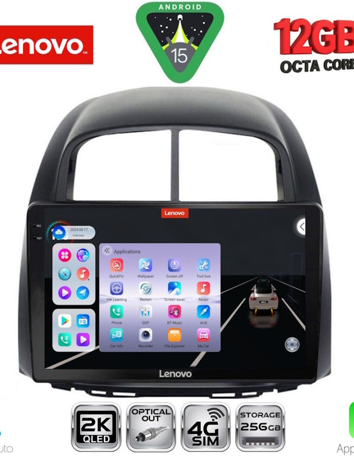 LENOVO SSZ 12124_CPA (10inc) MULTIMEDIA TABLET for DAIHATSU SIRION mod. 2006-2012