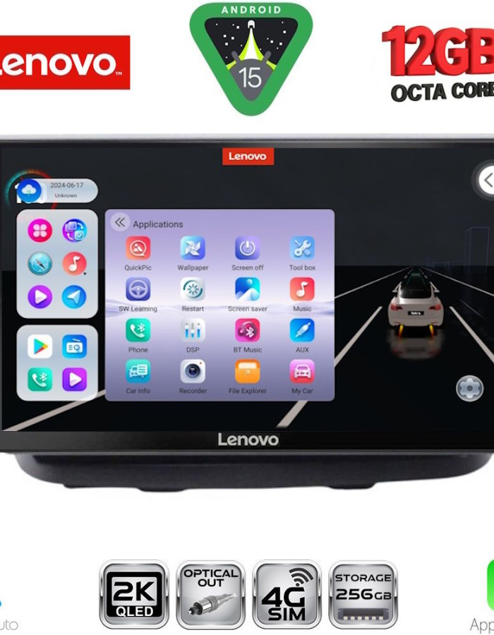 LENOVO SSZ 12135_CPA (10inc) MULTIMEDIA TABLET for FIAT DOBLO mod. 2002-2009