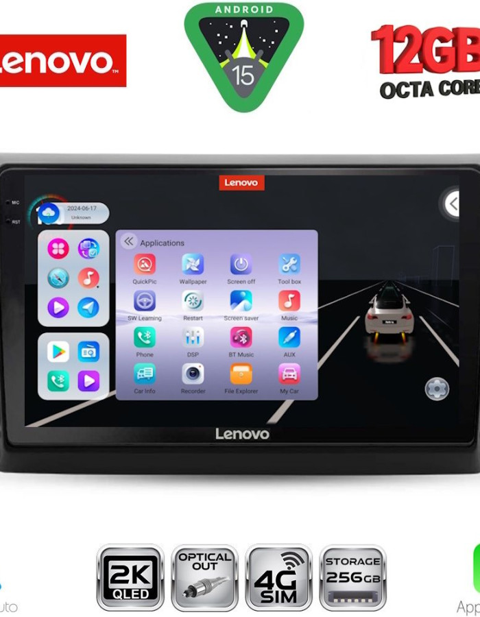 LENOVO SSZ 12143_CPA (9inc) MULTIMEDIA TABLET for FIAT DUCATO mod. 2021-2026