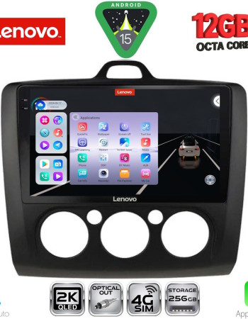 LENOVO SSZ 12156BL_CPA A/C (9inc) MULTIMEDIA TABLET for FORD FOCUS mod. 2005-2012 (BLACK)