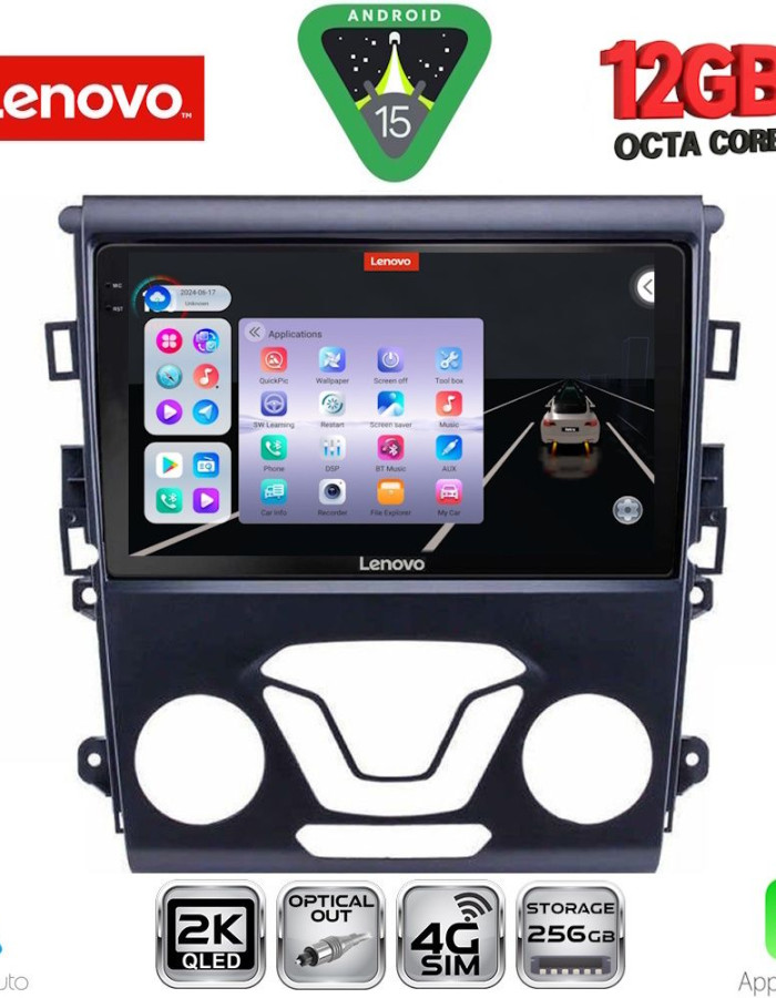 LENOVO SSZ 12164_CPA A/C (9inc) MULTIMEDIA TABLET for FORD MONDEO mod. 2014-2023