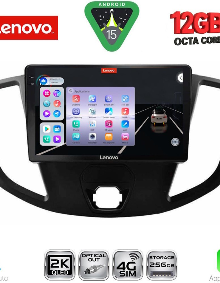 LENOVO SSZ 12179_CPA  (9inc) MULTIMEDIA TABLET for FORD TRANSIT mod. 2014-2020