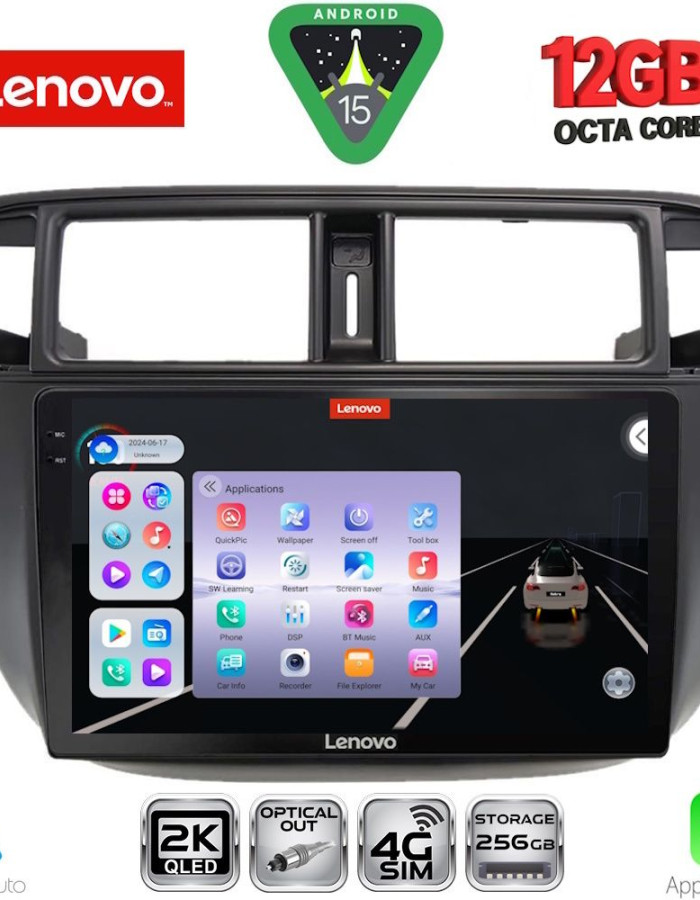 LENOVO SSZ 12186_CPA A/C (9inc) MULTIMEDIA TABLET for HONDA CIVIC mod. 1995-2001