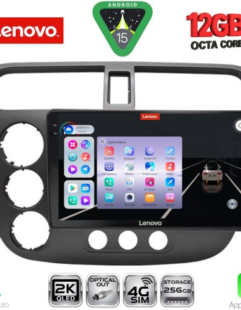 LENOVO SSZ 12187_CPA (9inc) MULTIMEDIA TABLET for HONDA CIVIC 4D mod. 2001-2006