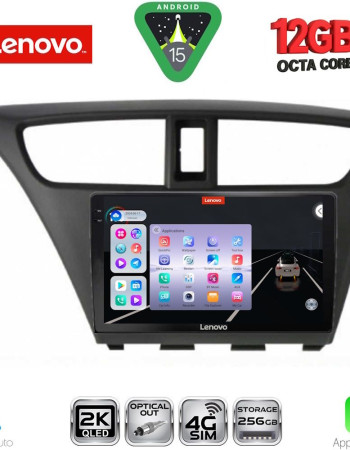 LENOVO SSZ 12190_CPA (9inc) MULTIMEDIA TABLET for HONDA CIVIC  mod. 2012-2016