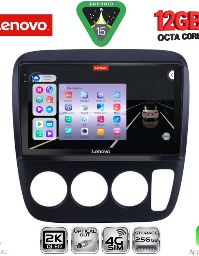 LENOVO SSZ 12196_CPA A/C (9inc) MULTIMEDIA TABLET for HONDA CRV mod. 1996-2006