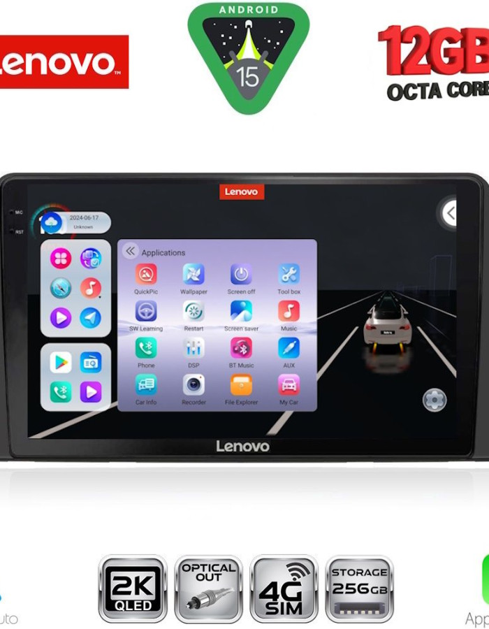 LENOVO SSZ 12199_CPA (10inc) MULTIMEDIA TABLET for HONDA CRV mod. 2017-2023