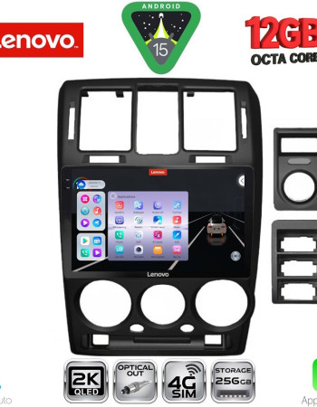 LENOVO SSZ 12222BL_CPA (9inc) MULTIMEDIA TABLET for HYUNDAI GETZ mod. 2002-2011 (BLACK)