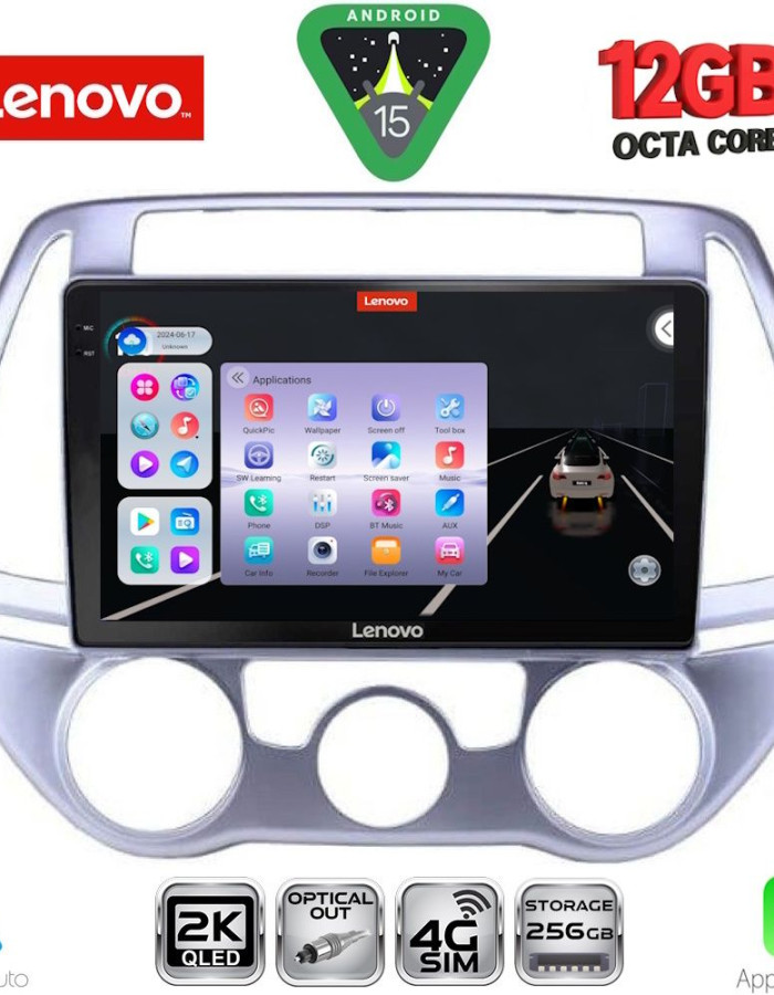 LENOVO SSZ 12227_CPA A/C (9inc) MULTIMEDIA TABLET for HYUNDAI i20 mod. 2008-2012
