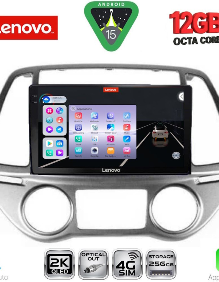 LENOVO SSZ 12227_CPA CLIMA (9inc) MULTIMEDIA TABLET for HYUNDAI i20 mod. 2008-2012