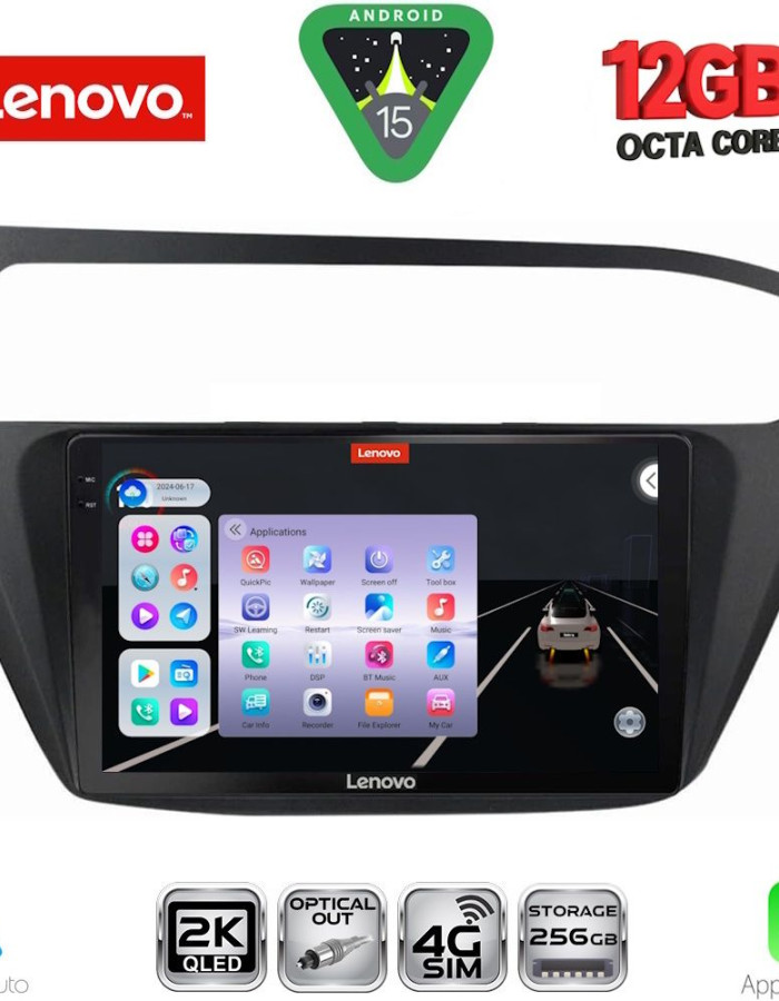 LENOVO SSZ 12230_CPA (9inc) MULTIMEDIA TABLET for HYUNDAI i20 mod. 2018-2021