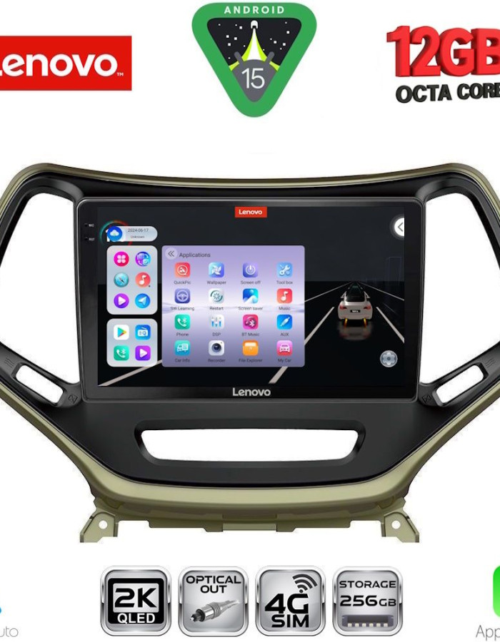 LENOVO SSZ 12273_CPA (10inc) MULTIMEDIA TABLET for JEEP  CHEROKEE mod. 2014-2026