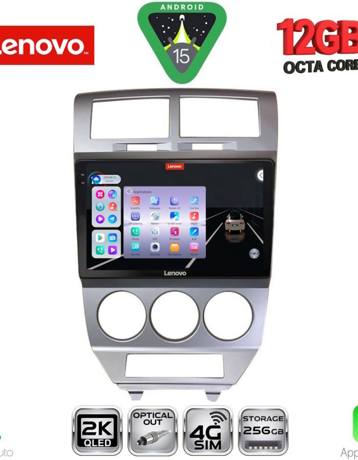 LENOVO SSZ 12275_CPA (10inc) MULTIMEDIA TABLET for DODGE CALIBER mod. 2006-2012