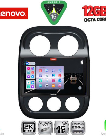 LENOVO SSZ 12277_CPA (10inc) MULTIMEDIA TABLET for JEEP COMPASS – PATRIOT mod. 2007-2016