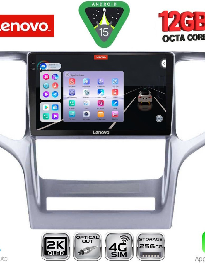 LENOVO SSZ 12282_CPA (9inc) MULTIMEDIA TABLET for JEEP GRAND CHEROKEE mod. 2011-2014