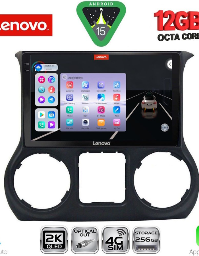 LENOVO SSZ 12296_CPA (10inc) MULTIMEDIA TABLET for JEEP WRANGLER  mod. 2014-2017