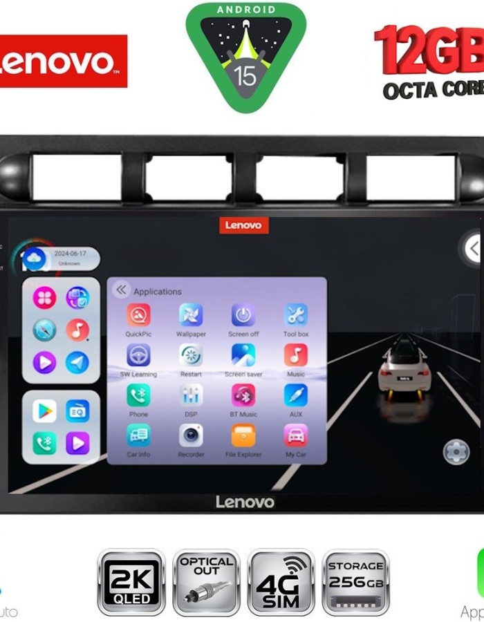 LENOVO SSZ 12306_CPA (9inc) MULTIMEDIA TABLET for KIA PICANTO mod. 2004-2008