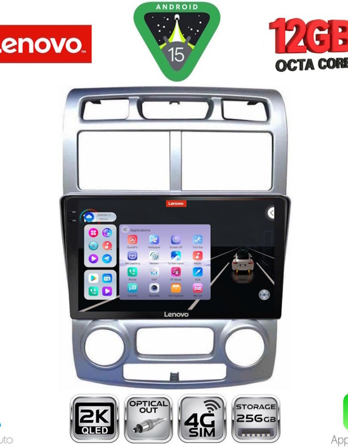 LENOVO SSZ 12324SL_CPA (CLIMA) (9inc) MULTIMEDIA TABLET for KIA SPORTAGE mod. 2004-2010