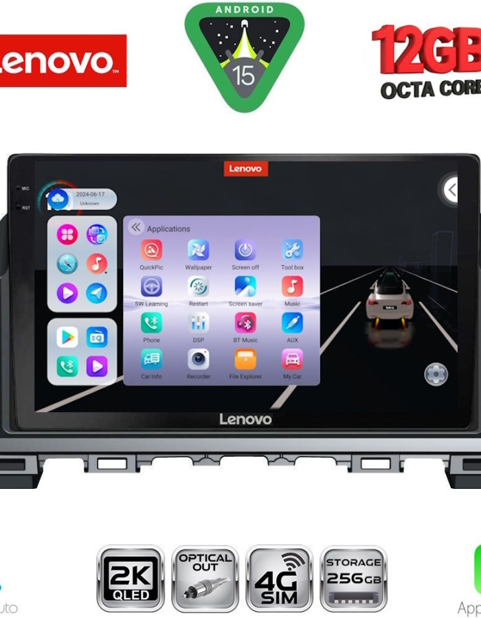 LENOVO SSZ 12378_CPA (9inc) MULTIMEDIA TABLET for MAZDA 6 mod. 2012-2017
