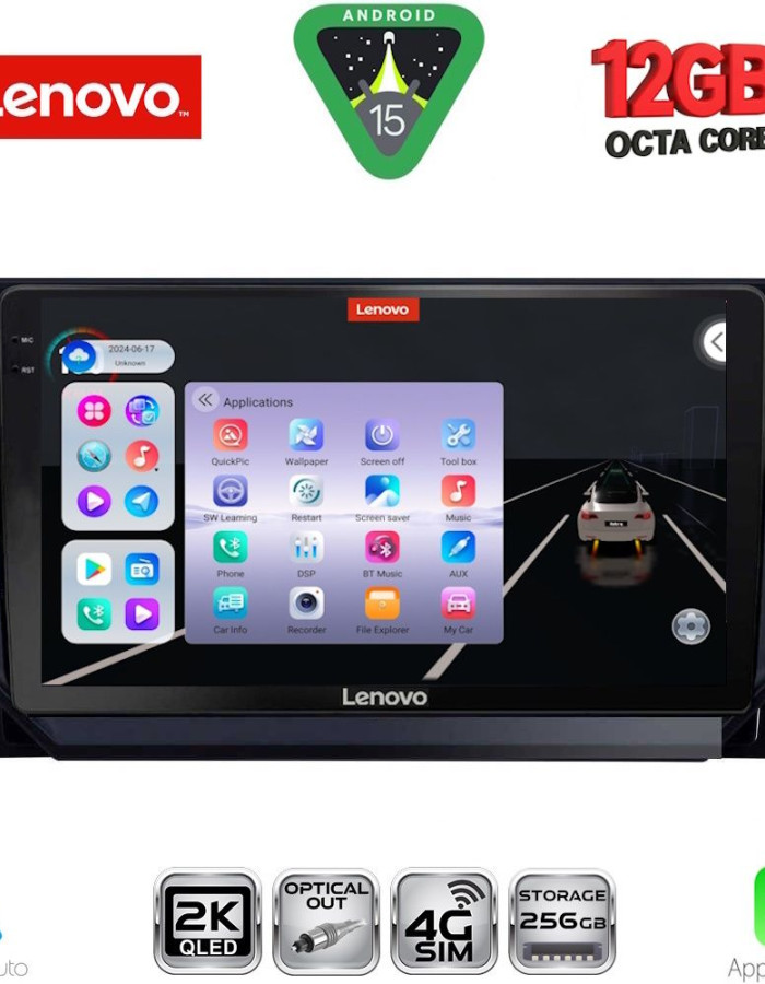 LENOVO SSZ 12391_CPA (10inc) MULTIMEDIA TABLET for MAZDA CX9 mod. 2006-2015