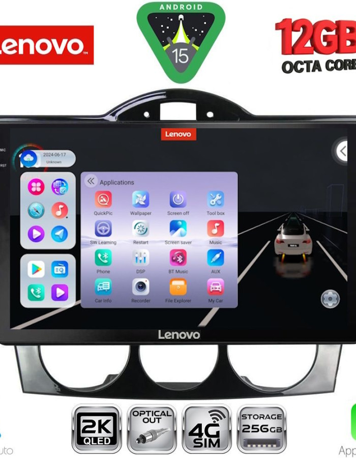 LENOVO SSZ 12394_CPA (9inc) MULTIMEDIA TABLET for MAZDA RX8 mod. 2001-2008