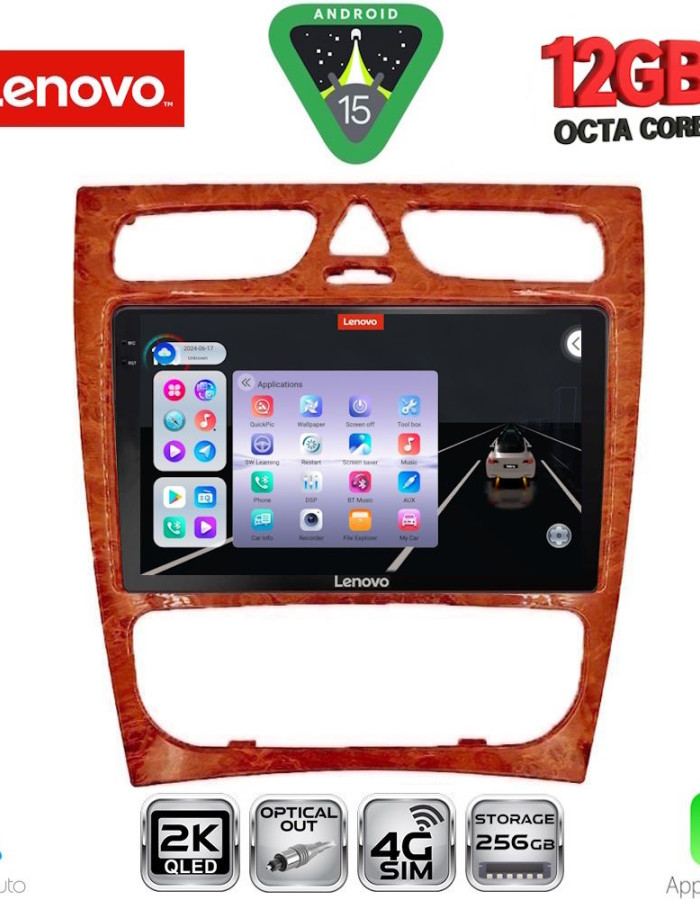 LENOVO SSZ 12402CH_CPA (9inc) MULTIMEDIA TABLET for MERCEDES C (W203) mod. 1999-2004