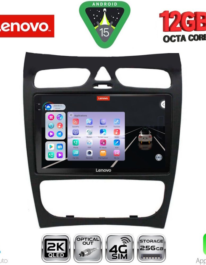 LENOVO SSZ 12406_CPA (9inc) MULTIMEDIA TABLET for MERCEDES CLK (W209) mod. 2000-2004