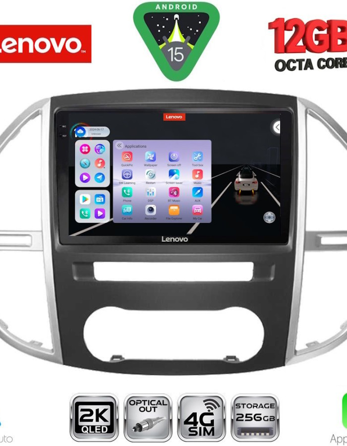 LENOVO SSZ 12429_CPA (10inc) MULTIMEDIA TABLET for MERCEDES VITO – VIANO  (W447) mod. 2015-2024