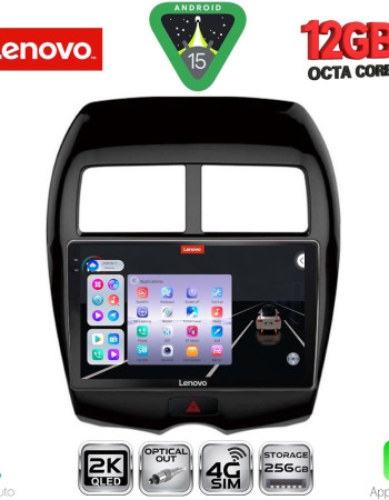 LENOVO SSZ 12430_CPA (10inc) MULTIMEDIA TABLET for MITSUBISHI ASX mod. 2009-2020 - PEUGEOT 4008 mod. 2012-2018