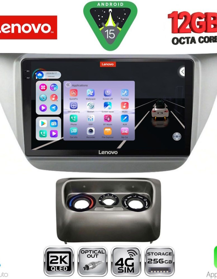 LENOVO SSZ 12433_CPA (9inc) MULTIMEDIA TABLET for MITSUBISHI LANCER mod. 2000-2007
